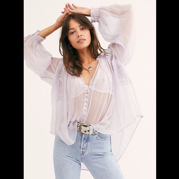 Free People Tops - NWT Free People Long Live Love Buttondown XS